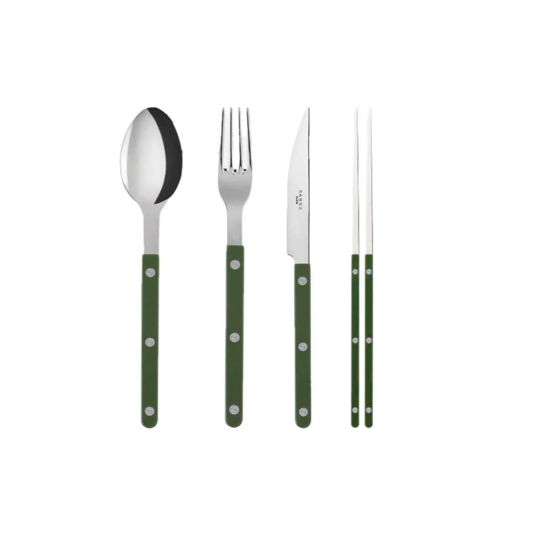 Sabre Paris Bistrot Shiny Cutlery Set (6 colors) - ménage