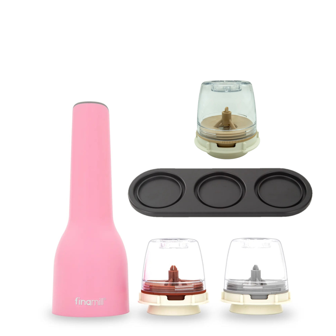 [NEW]FinaMill 2 Grinder Bundle Set - Starter Pack+Sesame Pod+Tray