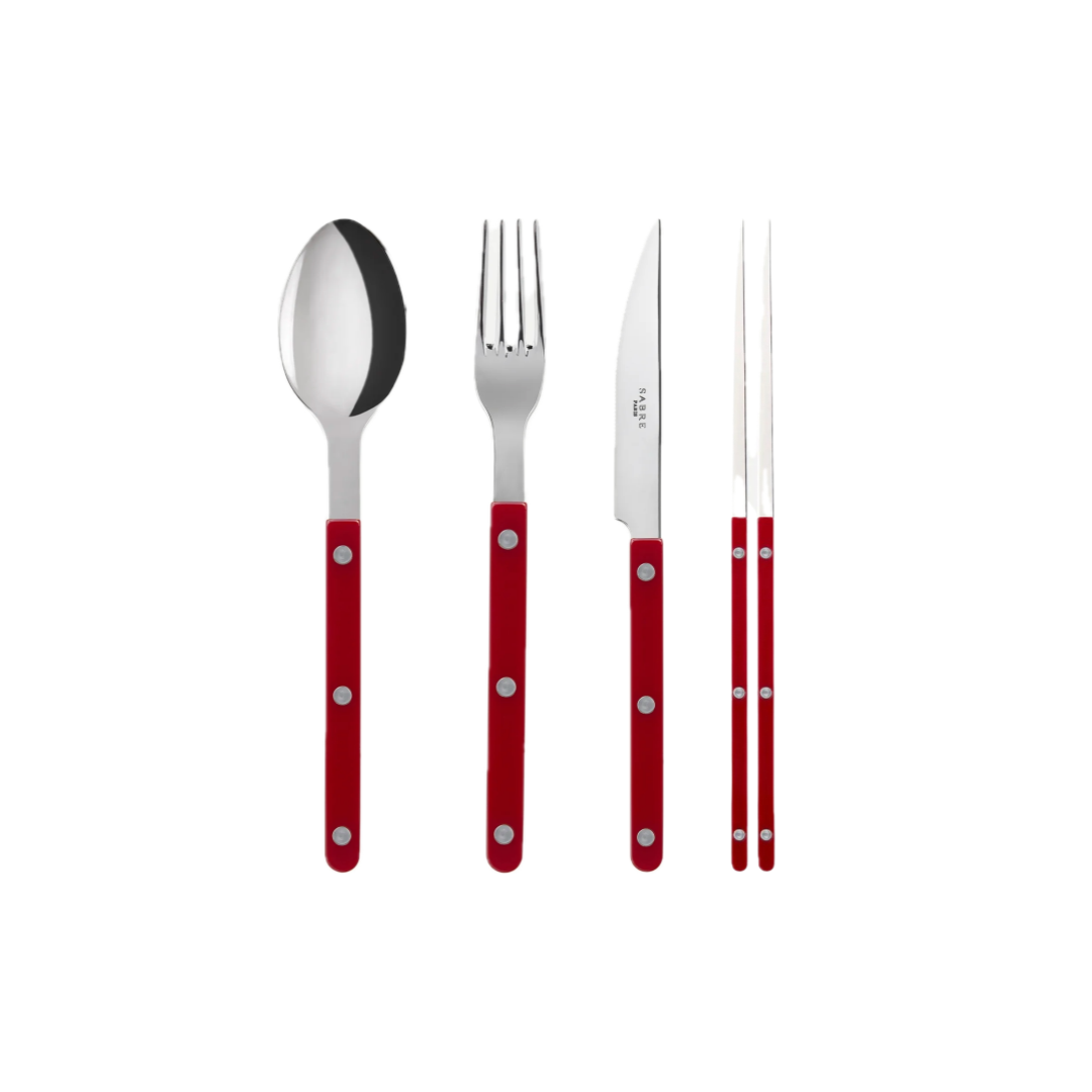 Sabre Paris Bistrot Shiny Cutlery Set (6 colors) - ménage