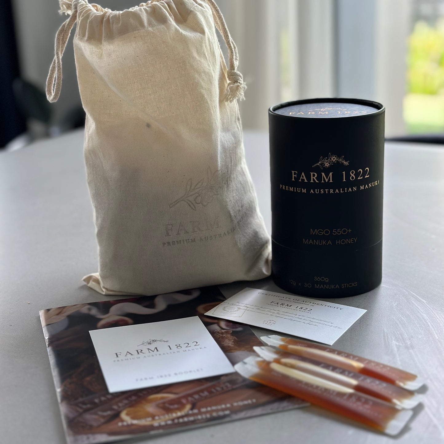 Farm1822 Manuka Honey Stick (MGO550+/UMF 16+) 100satchel + 30satchel