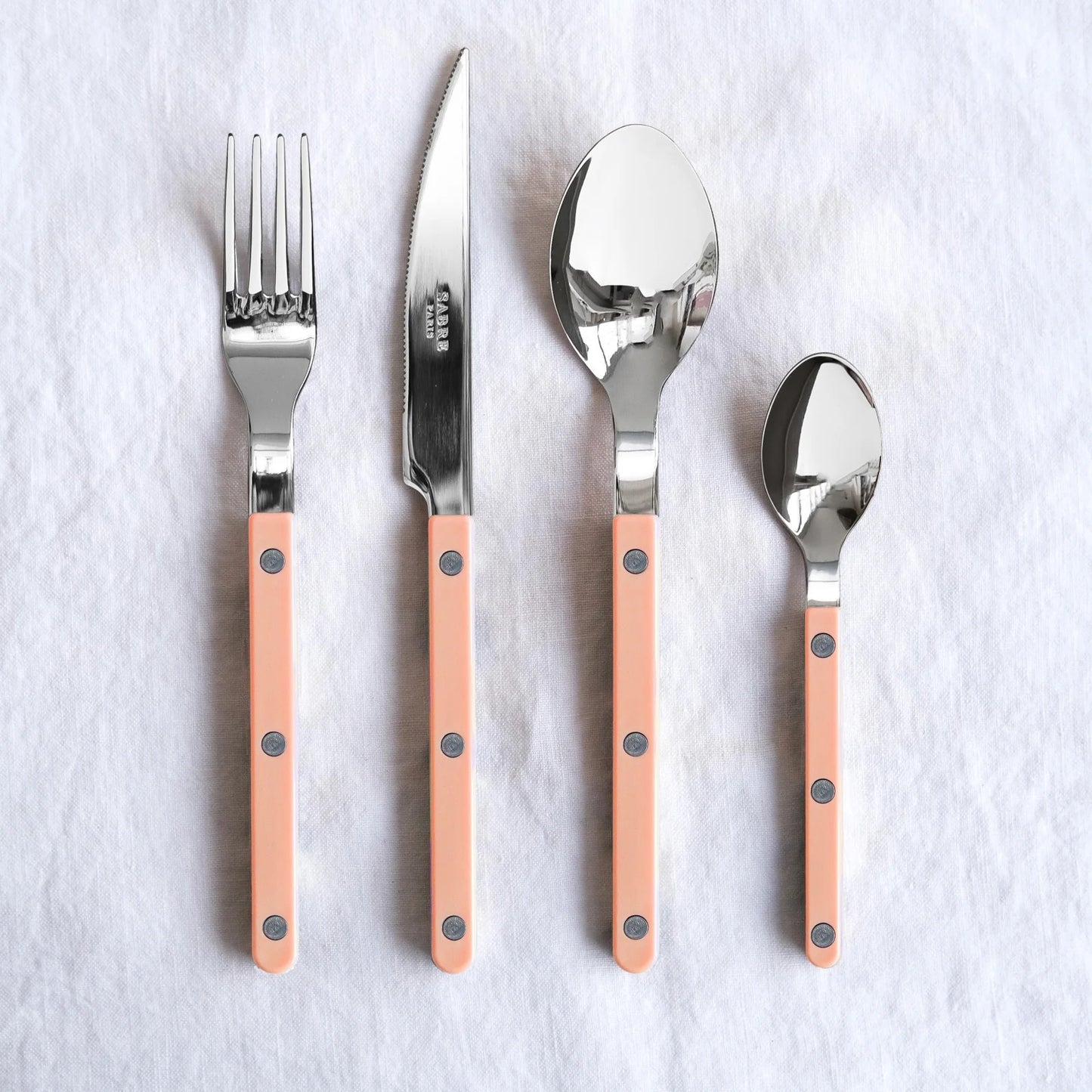Sabre Bistrot Shiny Cutlery - Nude Pink