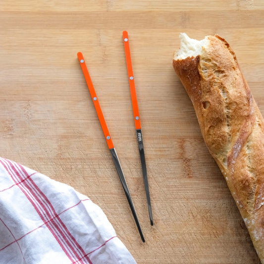 Sabre Bistrot Shiny Cutlery - Orange