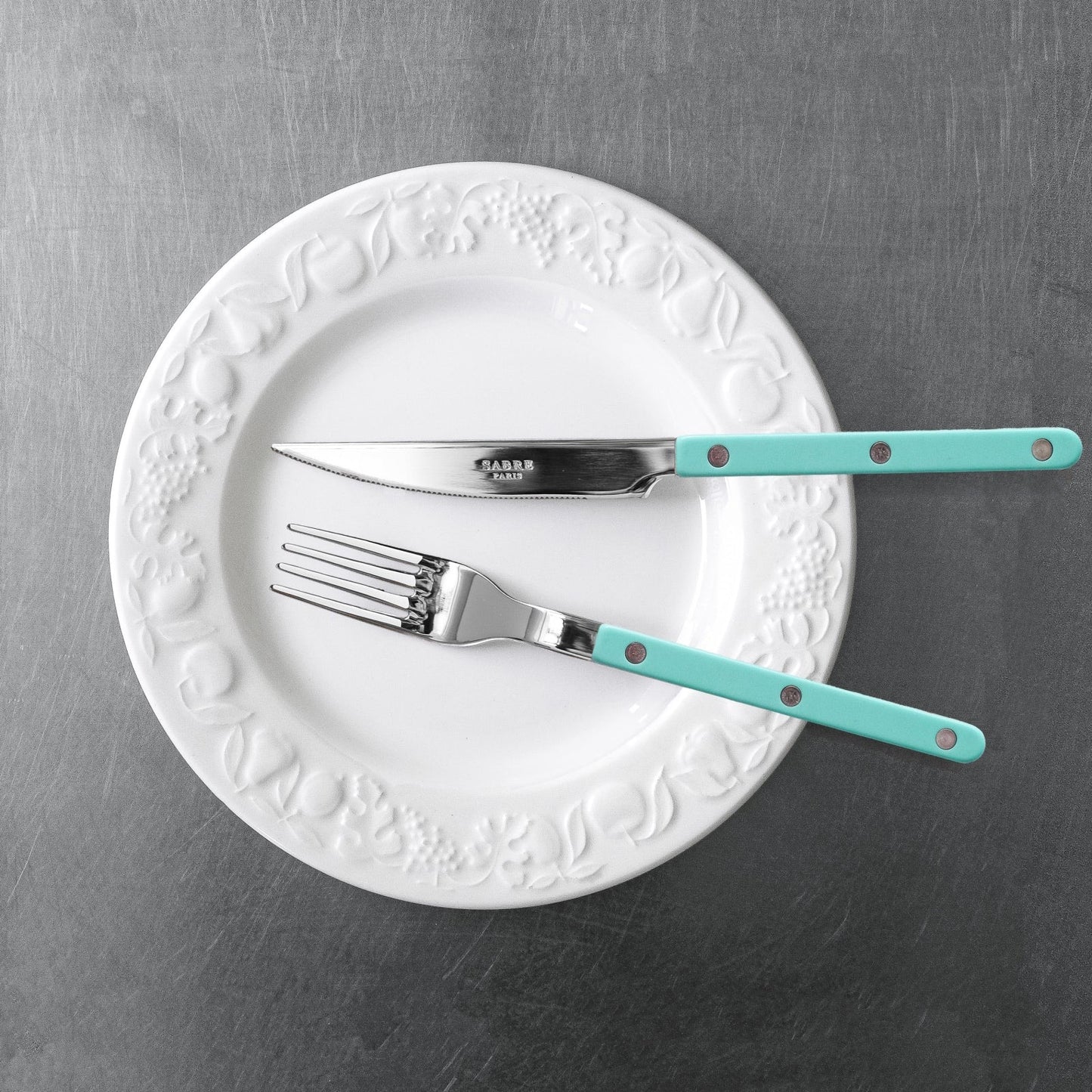 Sabre Bistrot Shiny Cutlery - Pastel Green