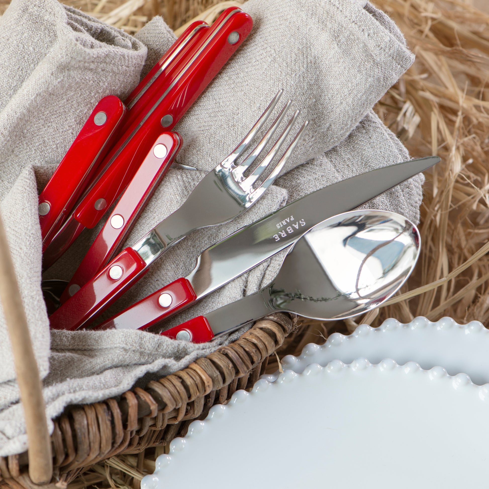 Sabre Paris Bistrot Shiny Cutlery Set (6 colors) - ménage