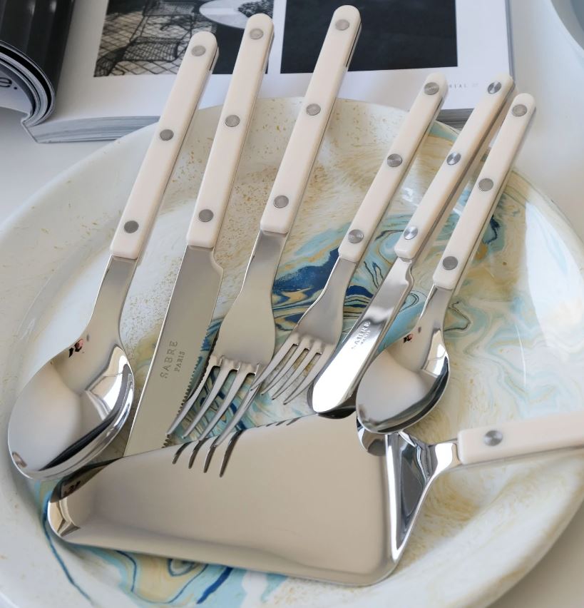 Sabre Paris Bistrot Shiny Cutlery Set (6 colors) - ménage