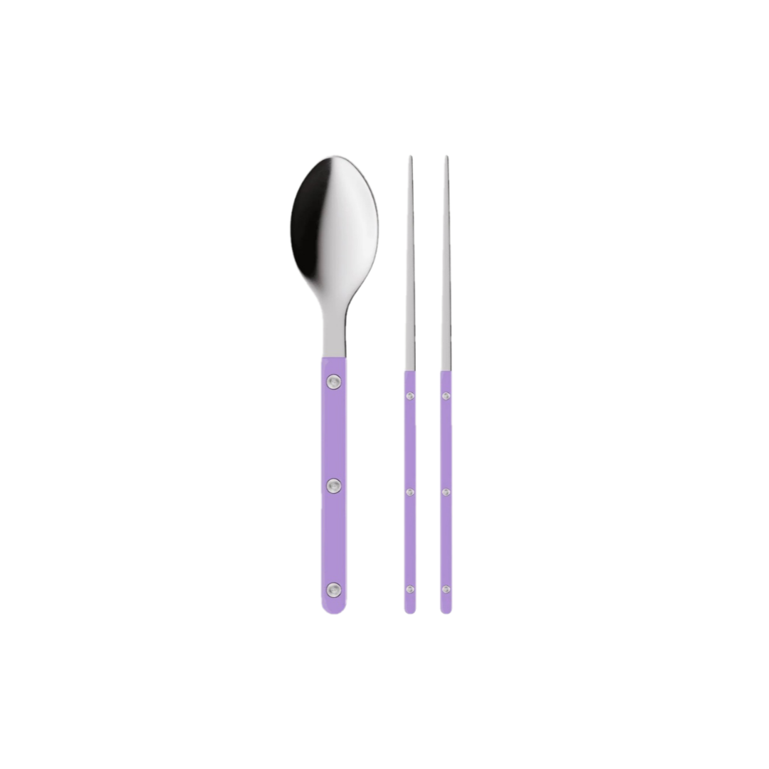 Sabre Bistrot Shiny Cutlery - Mauve