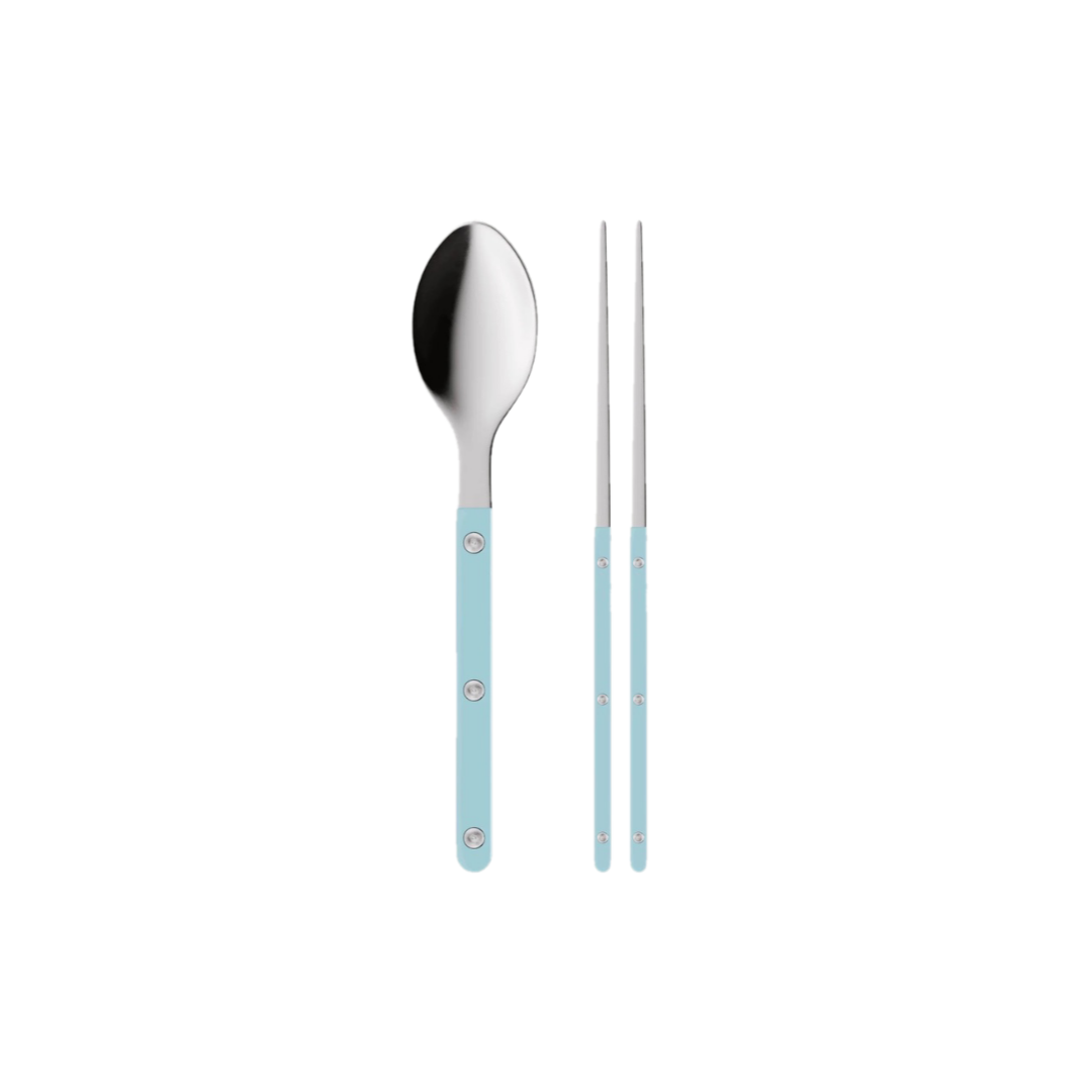 Sabre Bistrot Shiny Cutlery - Pastel Blue