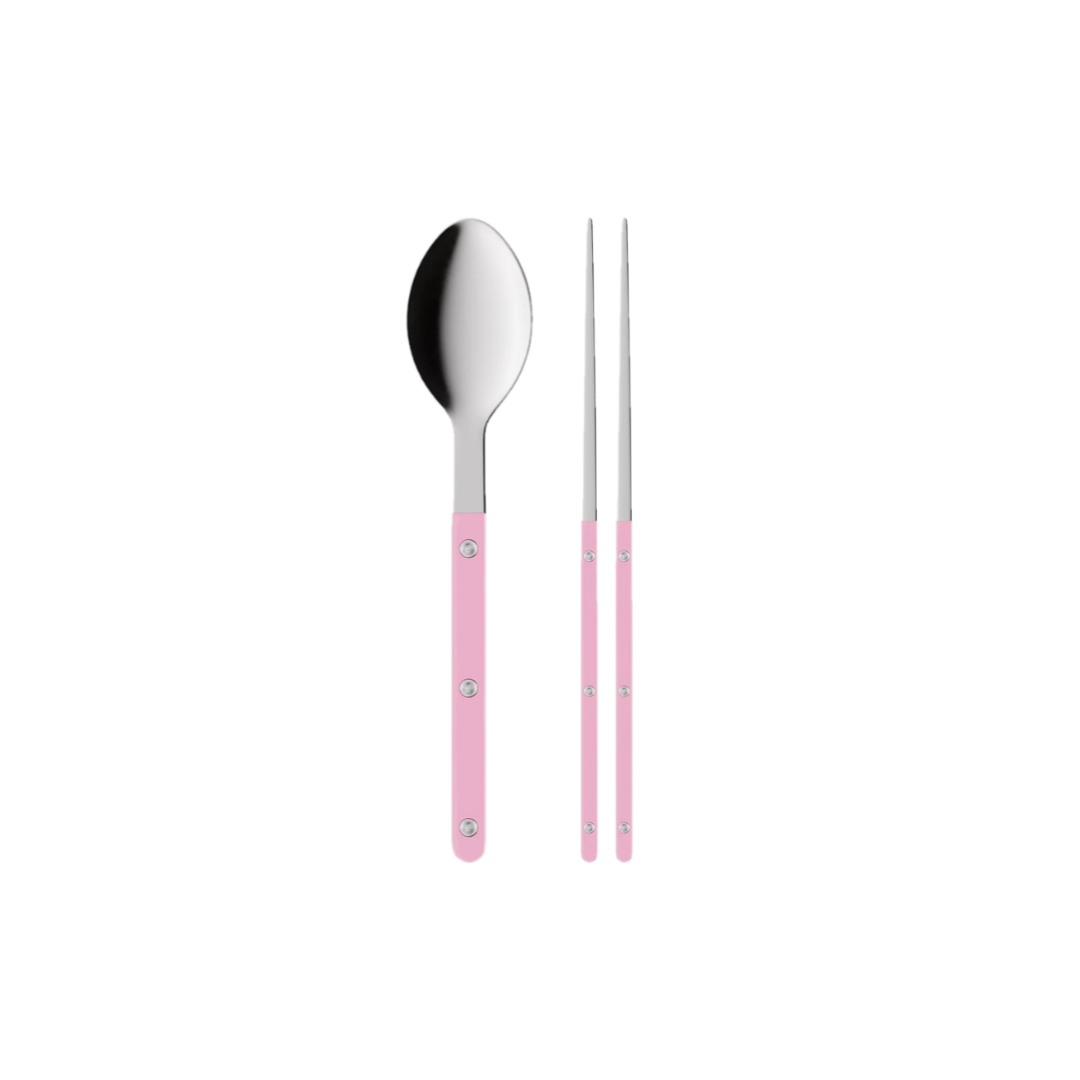 Sabre Bistrot Shiny Cutlery - Pink