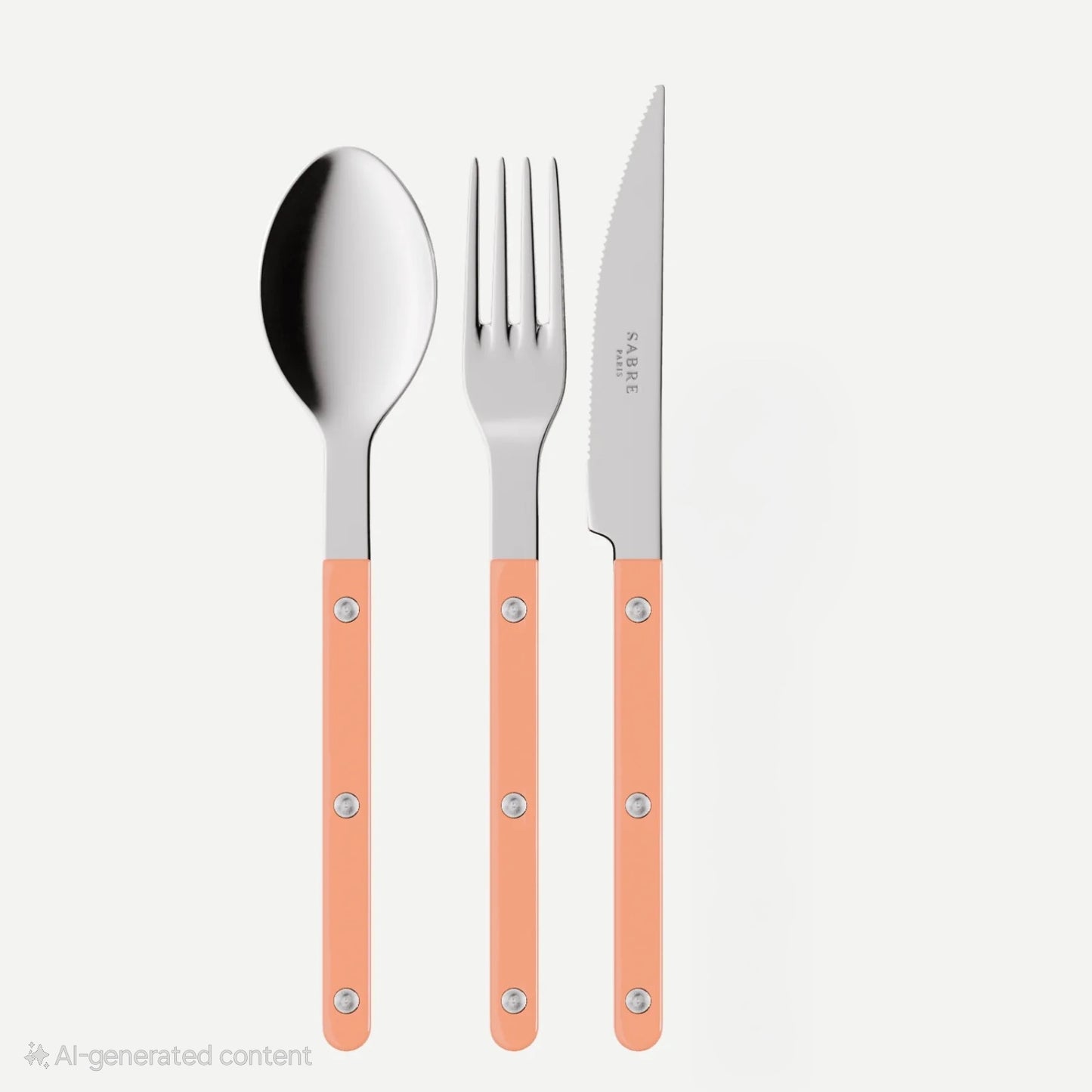 Sabre Bistrot Shiny Cutlery - Nude Pink