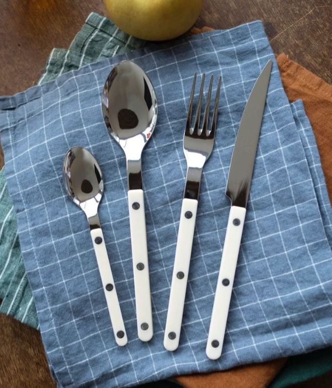 Sabre Paris Bistrot Shiny Cutlery Set (6 colors) - ménage