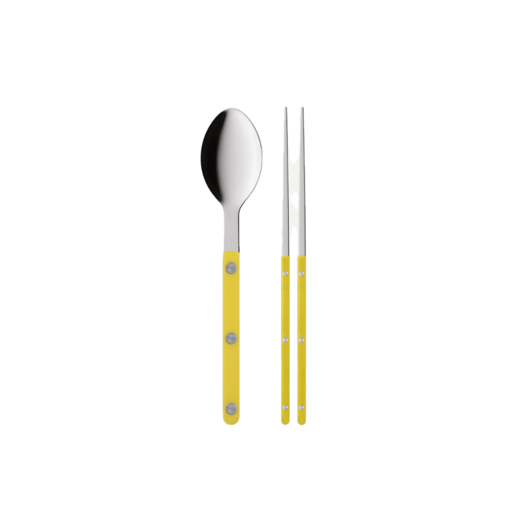 Sabre Bistrot Shiny Cutlery - Yellow